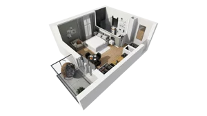 Lokal użytkowy 30,71 m², oferta nr A/217, Esencja - lokale usługowe, Gdańsk, Śródmieście, Dolne Miasto, ul. Kamienna Grobla / Jałmużnicza