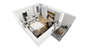 Lokal użytkowy 30,71 m², oferta nr A/217, Esencja - lokale usługowe, Gdańsk, Śródmieście, Dolne Miasto, ul. Kamienna Grobla / Jałmużnicza