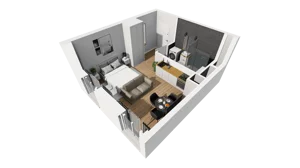 Lokal użytkowy 26,10 m², oferta nr A/218, Esencja - lokale usługowe, Gdańsk, Śródmieście, Dolne Miasto, ul. Kamienna Grobla / Jałmużnicza