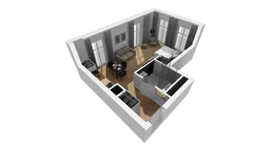 Lokal użytkowy 32,98 m², oferta nr A/219, Esencja - lokale usługowe, Gdańsk, Śródmieście, Dolne Miasto, ul. Kamienna Grobla / Jałmużnicza