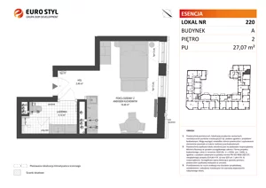 Lokal użytkowy 27,07 m², oferta nr A/220, Esencja - lokale usługowe, Gdańsk, Śródmieście, Dolne Miasto, ul. Kamienna Grobla / Jałmużnicza