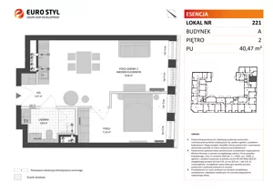 Lokal użytkowy 40,47 m², oferta nr A/221, Esencja - lokale usługowe, Gdańsk, Śródmieście, Dolne Miasto, ul. Kamienna Grobla / Jałmużnicza