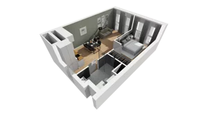 Lokal użytkowy 40,47 m², oferta nr A/221, Esencja - lokale usługowe, Gdańsk, Śródmieście, Dolne Miasto, ul. Kamienna Grobla / Jałmużnicza
