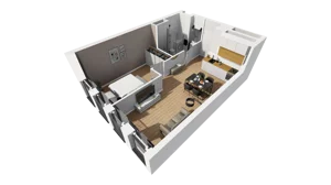 Lokal użytkowy 40,47 m², oferta nr A/221, Esencja - lokale usługowe, Gdańsk, Śródmieście, Dolne Miasto, ul. Kamienna Grobla / Jałmużnicza