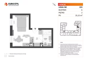 Lokal użytkowy 25,15 m², oferta nr A/223, Esencja - lokale usługowe, Gdańsk, Śródmieście, Dolne Miasto, ul. Kamienna Grobla / Jałmużnicza