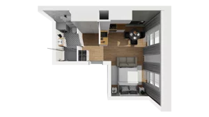 Lokal użytkowy 25,15 m², oferta nr A/223, Esencja - lokale usługowe, Gdańsk, Śródmieście, Dolne Miasto, ul. Kamienna Grobla / Jałmużnicza