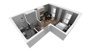 Lokal użytkowy 25,15 m², oferta nr A/223, Esencja - lokale usługowe, Gdańsk, Śródmieście, Dolne Miasto, ul. Kamienna Grobla / Jałmużnicza