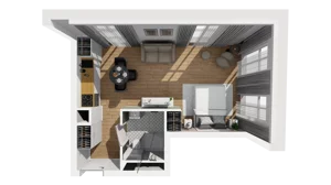 Lokal użytkowy 32,75 m², oferta nr A/227, Esencja - lokale usługowe, Gdańsk, Śródmieście, Dolne Miasto, ul. Kamienna Grobla / Jałmużnicza
