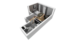 Lokal użytkowy 27,06 m², oferta nr A/228, Esencja - lokale usługowe, Gdańsk, Śródmieście, Dolne Miasto, ul. Kamienna Grobla / Jałmużnicza