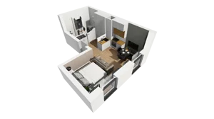 Lokal użytkowy 25,15 m², oferta nr A/231, Esencja - lokale usługowe, Gdańsk, Śródmieście, Dolne Miasto, ul. Kamienna Grobla / Jałmużnicza