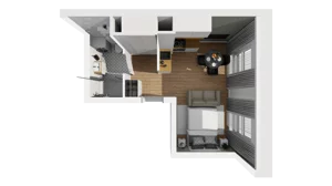 Lokal użytkowy 25,12 m², oferta nr A/238, Esencja - lokale usługowe, Gdańsk, Śródmieście, Dolne Miasto, ul. Kamienna Grobla / Jałmużnicza