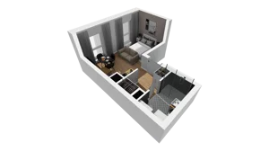 Lokal użytkowy 25,12 m², oferta nr A/238, Esencja - lokale usługowe, Gdańsk, Śródmieście, Dolne Miasto, ul. Kamienna Grobla / Jałmużnicza
