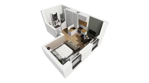 Lokal użytkowy 25,12 m², oferta nr A/238, Esencja - lokale usługowe, Gdańsk, Śródmieście, Dolne Miasto, ul. Kamienna Grobla / Jałmużnicza
