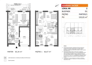1 pokój, mieszkanie 132,01 m², parter, oferta nr D1/2, Gdańskie Zacisze, Gdańsk, Kokoszki, ul. Bysewska