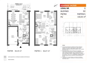 1 pokój, mieszkanie 132,01 m², parter, oferta nr D2/1, Gdańskie Zacisze, Gdańsk, Kokoszki, ul. Bysewska