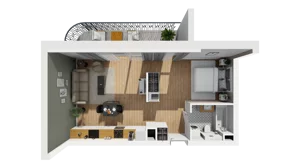 1 pokój, mieszkanie 44,50 m², piętro 2, oferta nr A/75, Esencja, Gdańsk, Śródmieście, Dolne Miasto, ul. Kamienna Grobla / Jałmużnicza
