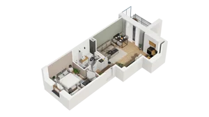 2 pokoje, mieszkanie 39,78 m², parter, oferta nr B/19, Osiedle Warszawska - etap III, Gdańsk, Ujeścisko-Łostowice, Ujeścisko, ul. Warszawska