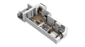 2 pokoje, mieszkanie 39,78 m², parter, oferta nr B/19, Osiedle Warszawska - etap III, Gdańsk, Ujeścisko-Łostowice, Ujeścisko, ul. Warszawska
