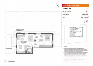 3 pokoje, mieszkanie 53,74 m², piętro 3, oferta nr A1/10, Gdańskie Zacisze, Gdańsk, Kokoszki, ul. Bysewska