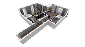 3 pokoje, mieszkanie 64,62 m², piętro 3, oferta nr A/39, Esencja, Gdańsk, Śródmieście, Dolne Miasto, ul. Kamienna Grobla / Jałmużnicza