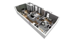 3 pokoje, mieszkanie 67,44 m², piętro 4, oferta nr A/49, Esencja, Gdańsk, Śródmieście, Dolne Miasto, ul. Kamienna Grobla / Jałmużnicza