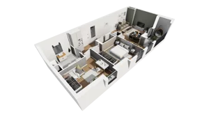 3 pokoje, mieszkanie 67,44 m², piętro 4, oferta nr A/49, Esencja, Gdańsk, Śródmieście, Dolne Miasto, ul. Kamienna Grobla / Jałmużnicza