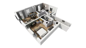 3 pokoje, mieszkanie 74,31 m², piętro 1, oferta nr A/11, Esencja, Gdańsk, Śródmieście, Dolne Miasto, ul. Kamienna Grobla / Jałmużnicza