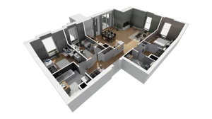 4 pokoje, mieszkanie 108,58 m², piętro 5, oferta nr A/56, Esencja, Gdańsk, Śródmieście, Dolne Miasto, ul. Kamienna Grobla / Jałmużnicza