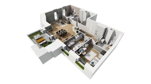 4 pokoje, mieszkanie 108,58 m², piętro 5, oferta nr A/56, Esencja, Gdańsk, Śródmieście, Dolne Miasto, ul. Kamienna Grobla / Jałmużnicza