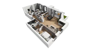 4 pokoje, mieszkanie 108,58 m², piętro 5, oferta nr A/56, Esencja, Gdańsk, Śródmieście, Dolne Miasto, ul. Kamienna Grobla / Jałmużnicza