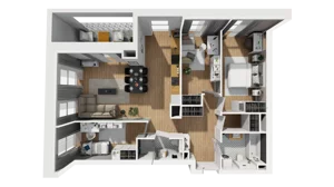 4 pokoje, mieszkanie 85,84 m², piętro 2, oferta nr A/79, Esencja, Gdańsk, Śródmieście, Dolne Miasto, ul. Kamienna Grobla / Jałmużnicza