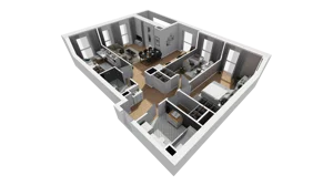 4 pokoje, mieszkanie 85,84 m², piętro 2, oferta nr A/79, Esencja, Gdańsk, Śródmieście, Dolne Miasto, ul. Kamienna Grobla / Jałmużnicza