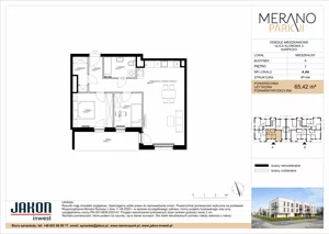 3 pokoje, mieszkanie 65,42 m², piętro 2, oferta nr A.A9, Merano Park II, Wolsztyn, ul. Klonowa 3