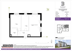 3 pokoje, mieszkanie 60,70 m², parter, oferta nr 29.1, Bulwary Błonie, Błonie, ul. Narutowicza 46