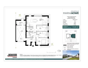 Dom 114,40 m², oferta nr 63C/2, Osiedle Marianowe, Tarnowo Podgórne, ul. Rolna 63-69