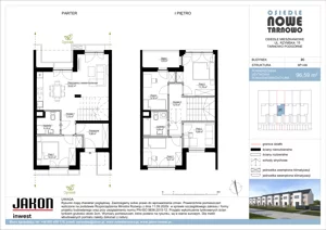 Dom 96,59 m², oferta nr 2C, Nowe Tarnowo, Tarnowo Podgórne, ul. Rzymska 15, ul. Turyńska