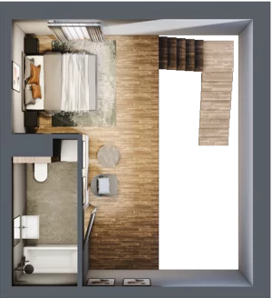 2 pokoje, mieszkanie 57,41 m², parter, oferta nr 3, Sprzeczna 6, Warszawa, Praga Północ, Stara Praga, ul. Sprzeczna 6