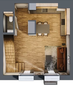 2 pokoje, mieszkanie 55,30 m², parter, oferta nr 5, Sprzeczna 6, Warszawa, Praga Północ, Stara Praga, ul. Sprzeczna 6