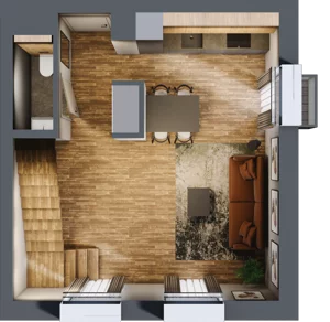 2 pokoje, mieszkanie 56,46 m², piętro 2, oferta nr 12, Sprzeczna 6, Warszawa, Praga Północ, Stara Praga, ul. Sprzeczna 6