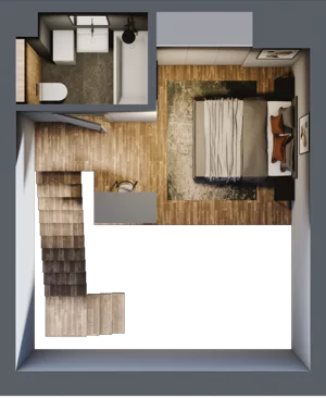 2 pokoje, mieszkanie 47,91 m², piętro 2, oferta nr 14, Sprzeczna 6, Warszawa, Praga Północ, Stara Praga, ul. Sprzeczna 6