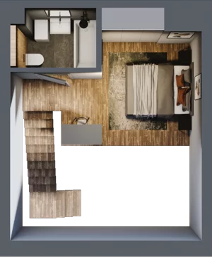 2 pokoje, mieszkanie 48,80 m², piętro 4, oferta nr 26, Sprzeczna 6, Warszawa, Praga Północ, Stara Praga, ul. Sprzeczna 6