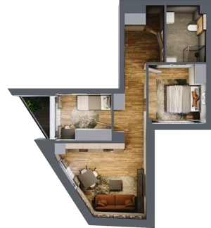 3 pokoje, mieszkanie 54,58 m², piętro 4, oferta nr 27, Sprzeczna 6, Warszawa, Praga Północ, Stara Praga, ul. Sprzeczna 6