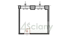 Biuro 15,69 m², Warszawa, Mokotów, Wynajem