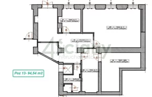 Biuro 94,54 m², Warszawa, Mokotów, Wynajem