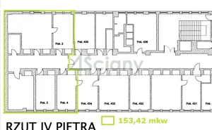 Biuro 153,42 m², Warszawa, Śródmieście, Wynajem