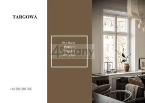 Mieszkanie trzypokojowe 69,20 m², Warszawa, Praga Północ, Targowa, Sprzedaż
