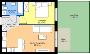 2 pokoje, mieszkanie 39,99 m², parter, oferta nr 3.13.0M07, Szumilas bud. 11-15, Kowale, ul. Magazynowa