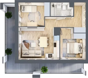 3 pokoje, mieszkanie 52,05 m², piętro 6, oferta nr A-B167, Warszawski Świt, Warszawa, Targówek, Bródno, ul. Warszawski Świt 5