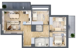 4 pokoje, mieszkanie 74,07 m², piętro 7, oferta nr A-B171, Warszawski Świt, Warszawa, Targówek, Bródno, ul. Warszawski Świt 5