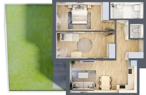 3 pokoje, mieszkanie 66,03 m², parter, oferta nr A10, Zakątek Włochy, Warszawa, Włochy, ul. Robotnicza 11/13